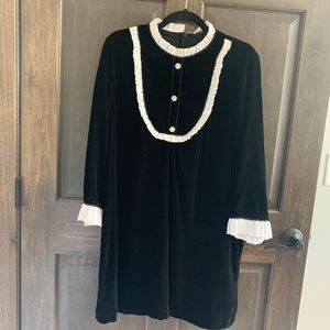 Zara velvet dress